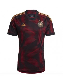 Tyskland Replika Borta Kläder VM 2022 Kortärmad